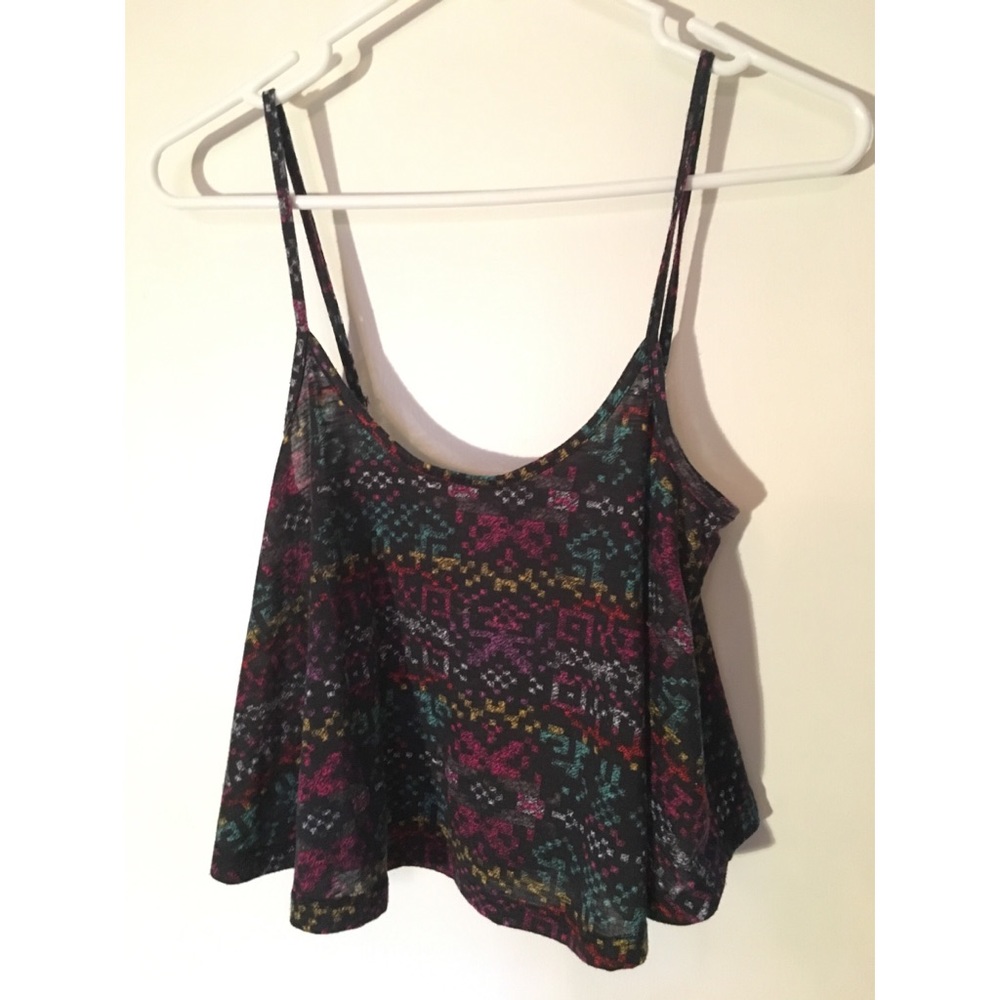 Crop Top in Tribal Print